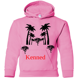 Kennedy Boy's 50/50 Cotton/Polyester Hoodies Gildan 18500B