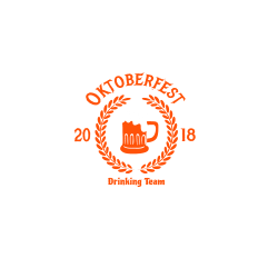 Oktoberfest-20-18-Drinking-Team Brahmas Men's 100% Cotton T-Shirts District Threads DT5500