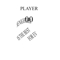 PLAYER-00-CHARLERON-BENIGHTHER-IS-THE-BEST-FOR-EVER DISCONTINUED Boy's 50/50 Cotton/Polyester Long Sleeves Alternative 29BL