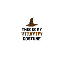 THIS-IS-MY-HALLOWEEN-COSTUME Adult 100% Cotton T-Shirts Port And Company LPC54V