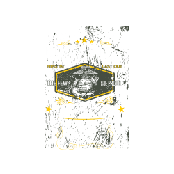 UNITED-STATES-MARINES------FIRST-IN-LAST-OUT-THE-FEW-THE-PROUD-SINCE-SEVENTEEN---75 Chacon Family Reunion 2020 Gallina NM Men's 100% Cotton T-Shirts District Threads DT6000