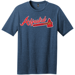 adj-braves Createcvfcvbvbbnbbnbnm Unisex 50/50 Cotton/Polyester T-Shirts District Threads DM108