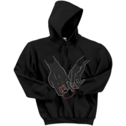 TGCF Thomas Jefferson Middle Men's 50/50 Cotton/Polyester Hoodies Gildan 12500