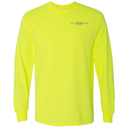 ADL-YELLOW-long SayHisNameGeorgeFloyd Mens 100% Cotton Long Sleeves Men's Longsleeves