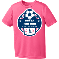 Fall-Ball--BBYSA-Tournament------2024 Boy's 100% Polyester T-Shirts Port And Company PC380Y