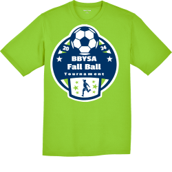 Fall-Ball-BBYSA-Tournament--yellow----2024 BALL BUSTERS SOFTBALL   TealOrange Men's 100% Polyester T-Shirts Sport-Tek ST340