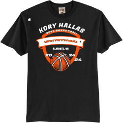 KORY-HALLAS-INVITATIONAL PORTER ELEMENTARY BASKETBALL   LEAGUE CHAMPIONS  20 20  UNDEFEATED Adult 100% Cotton T-Shirts Port And Company PC55