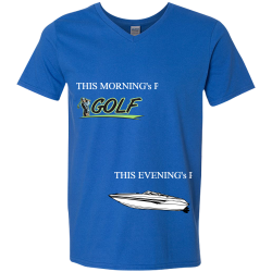 THIS-MORNINGs-PLANS-THIS-EVENINGs-PLANS Men's 100% Cotton T-Shirts Gildan 64V00