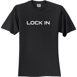 LOCK-IN Q DISCONTINUED Unisex 100% Cotton T-Shirts Fruit Of The Loom 3930