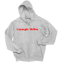 Carnegie-Mellon Men's 100% Cotton Hoodies Hanes F283