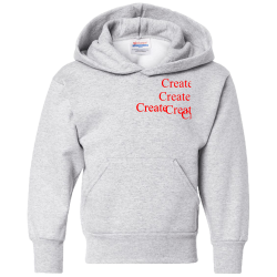 Create-Create-Create-Create-Create ZXT Unisex 50/50 Cotton/Poly Hoodies Youth Hoodies