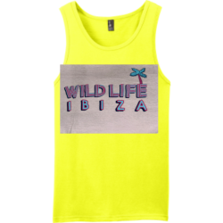 Wild-life-Ibiza-mark-1 TURN  UP Men's 100% Cotton Tank Tops District Threads DT5300