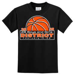 2025-District-Tournament-T-Shirt-design Boy's 50/50 Cotton/Polyester T-Shirts Port And Company PC55Y