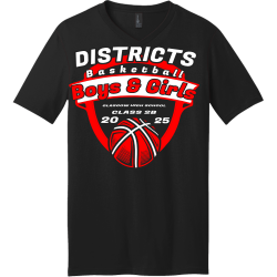 DISTRICTS-Basketball-Boys--Girls--GLASGOW-HIGH-SCHOOL--CLASS-2B-20-25 Suns Basketball Playoffs - Basketball T-shirts