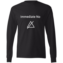 Immediate-No Adult 100% Cotton Long Sleeves Men's Longsleeves