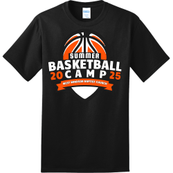 2025-ADULT-BASKETBALL-CAMP-SHIRTS Adult 100% Cotton T-Shirts Port And Company PC150