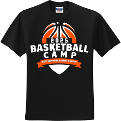 2025-BASKETBALL-CAMP-WWBC Men's 50/50 Cotton/Polyester T-Shirts Jerzees 29M