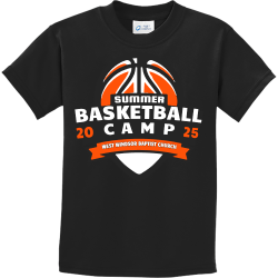 SUMMER-BASKETBALL-CAMP-WEST-WINDSOR-BAPTIST-CHURCH-20-25 Boy's 100% Cotton T-Shirts Port And Company PC61Y