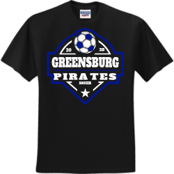 Soccer-1 Men's 50/50 Cotton/Polyester T-Shirts Jerzees 29M