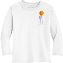 Cali  Co. kids sunshirt white surfboard