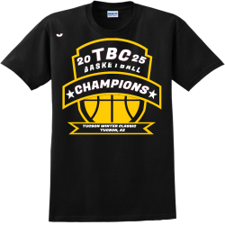 TBC-BASKETBALL-CHAMPIONS-20--TUCSON-WINTER-CLASSIC--25--TUCSON-AZ Adult 100% Cotton T-Shirts Gildan 2000