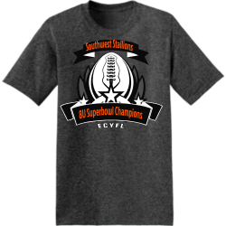 8u-superbowl Men's 50/50 Cotton/Polyester T-Shirts Hanes 5170