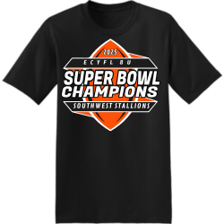 8u-superbowl Men's 50/50 Cotton/Polyester T-Shirts Hanes 5170