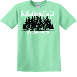 Be-still-1 Test Men's 100% Cotton T-Shirts Gildan 5000