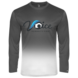 Org-Shirt Mens 100% Polyester OMBRE Long Sleeves Men's Longsleeves