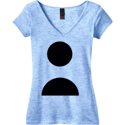 Profile Junior's 50/50 Cotton/Polyester T-Shirts District Threads DT2001