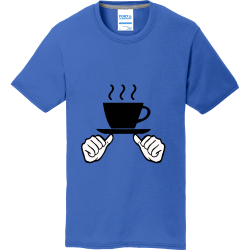 Thumbcoffe Boy's 50/50 Cotton/Polyester T-Shirts Port And Company PC381Y