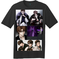 Aizen Unisex 50/50 Cotton/Polyester T-Shirts District Threads DM108