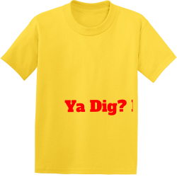Ya-Dig-I-Need-Lessons-To-D-Bat Boy's 50/50 Cotton/Polyester T-Shirts Hanes 5370
