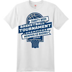 2026-Charity-Week-Basketball-Tournament Men's 100% Cotton T-Shirts Hanes 4980